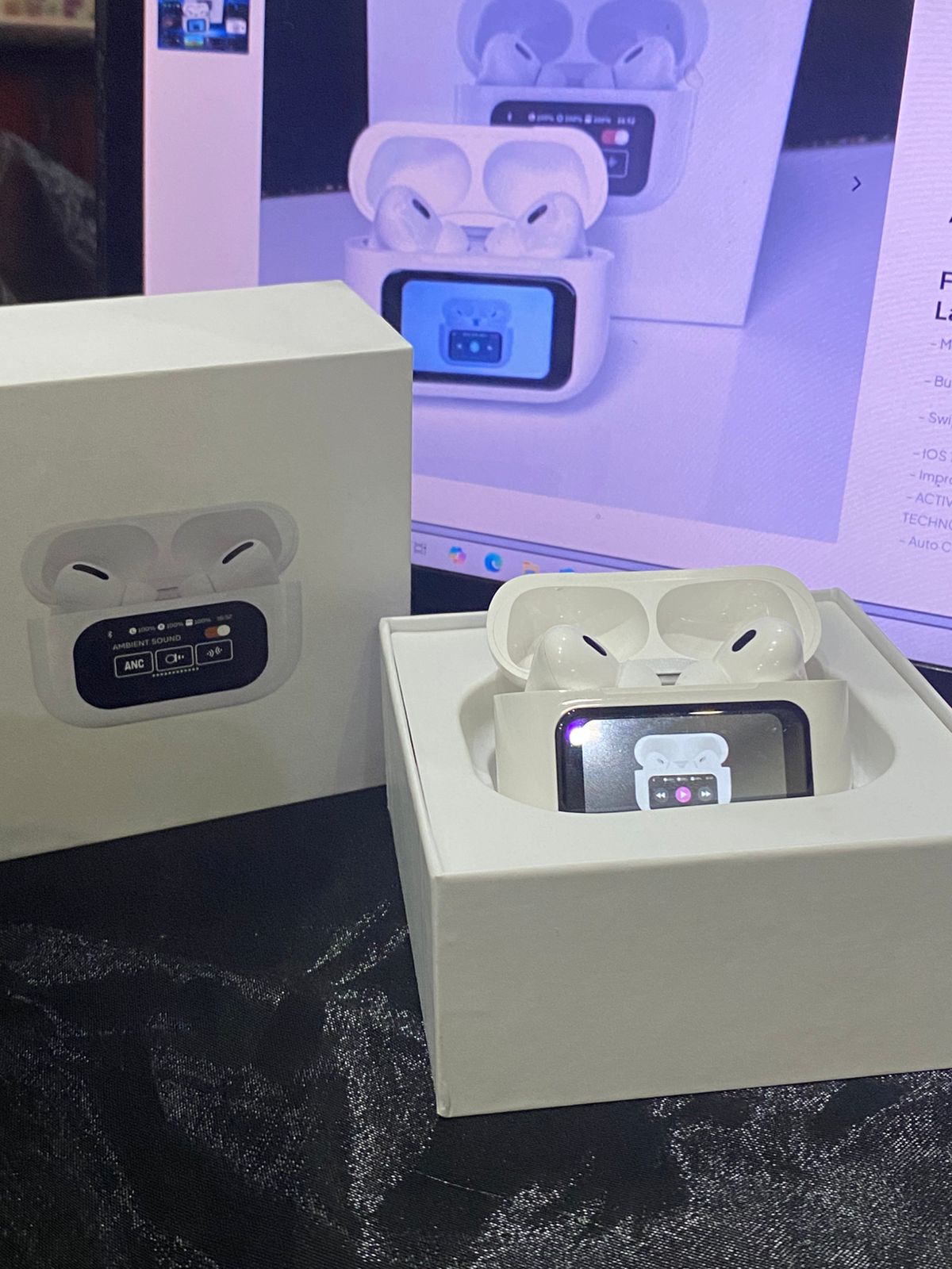 A9 Pro Earbuds with ANC & LED Display - the makoza hub