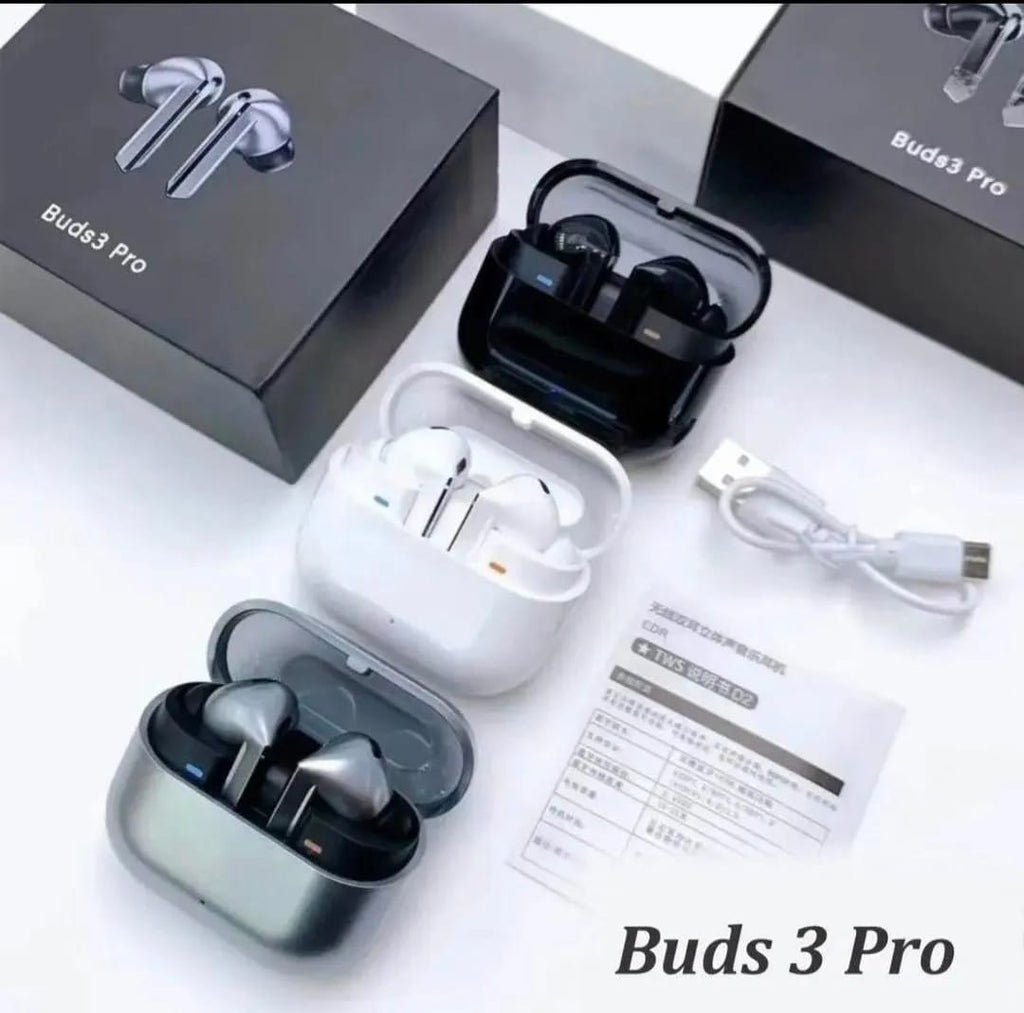 Buds 3 Pro | BLACK | ANC Wireless Bluetooth Earbuds with Adaptive AI & Immersive Sound