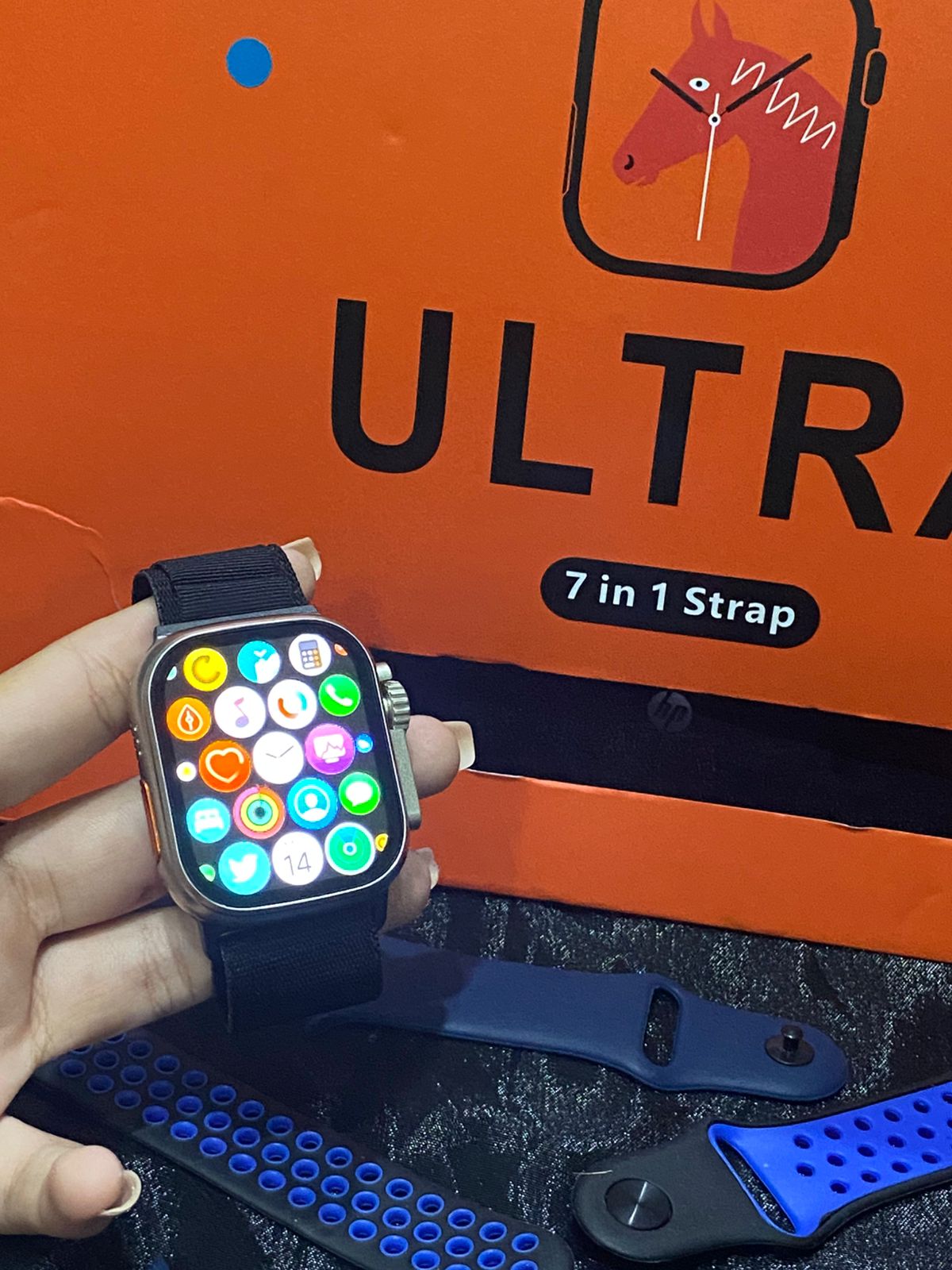 Hi Watch Pro Ultra Smartwatch – 7-in-1 Strap Bundle - the makoza hub
